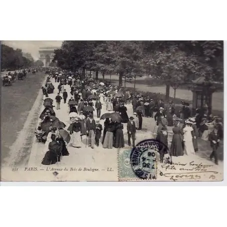 Meilleure Qualité Carte postale 75 - L'Avenue du Bois de Boulogne