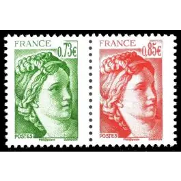 Timbre de collection France - 5183 Paire Horizontale V+R Nouvel Arrivage