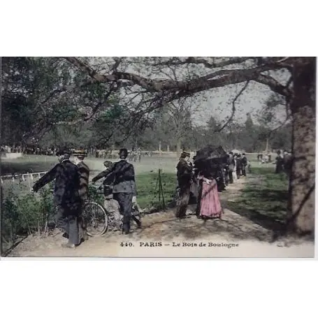 Retour Gratuit Carte postale 75 - Le Bois de Boulogne - Couleur