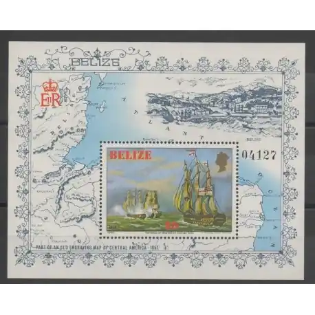 Belize - 1982 - No BF 36 - bateaux Dernier Modèle