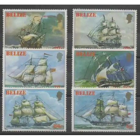 Belize - 1982 - No 574/579 - bateaux Prix Bas