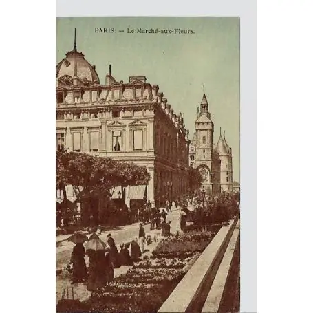 Artisanat Carte postale 75 - Le Marche aux Fleurs
