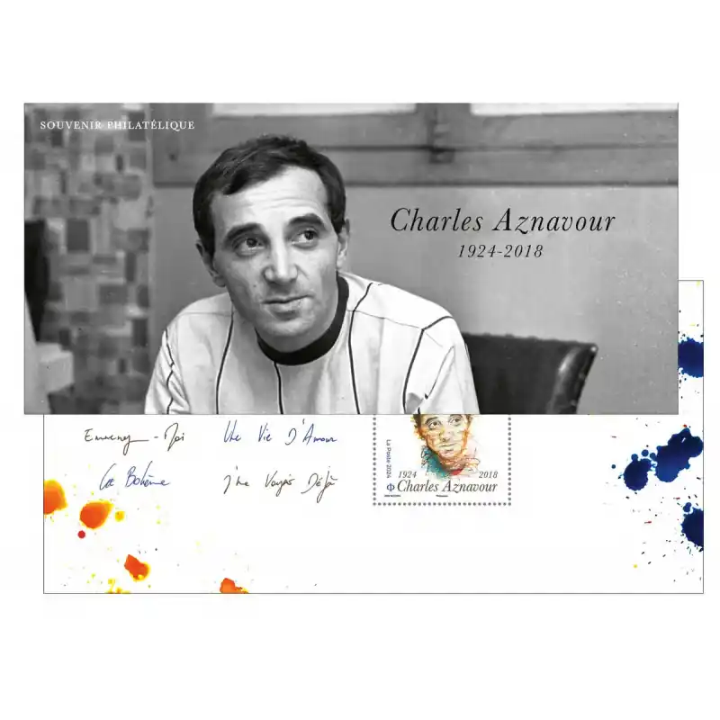 Bloc souvenir N°216 Charles Aznavour neuf**. Petit Prix