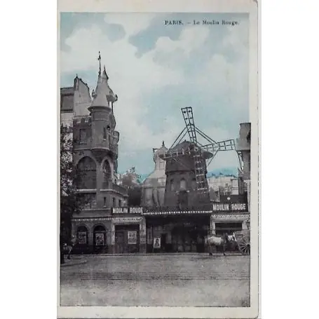 Carte postale 75 - Le Moulin Rouge Expédié Aujourd’hui