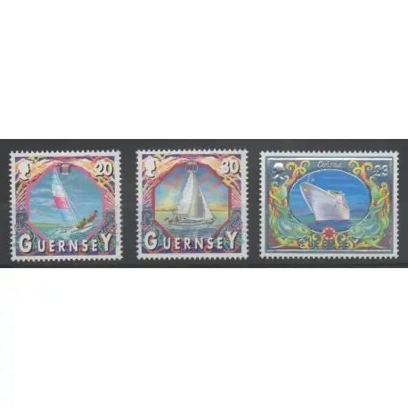Guernesey - 2000 - No 865/867 - bateaux Expédition Rapide