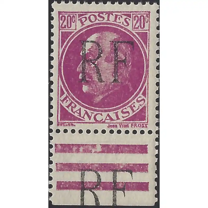 Libération de Montreuil Bellay timbre N°27 neuf**. Produit De Marque