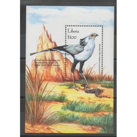 Pas Cher Liberia - 2001 - No BF 417 - oiseaux