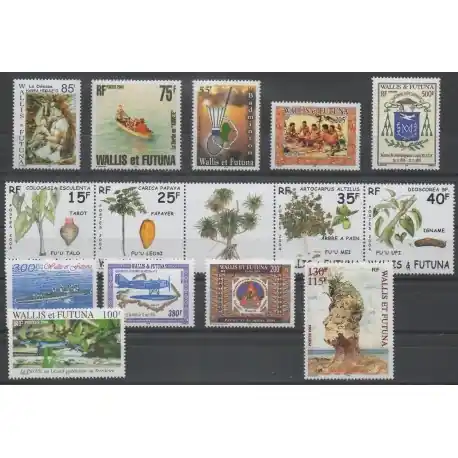 Petit Prix Wallis et Futuna - Année complète - 2004 - No 614/627 - BF 14/BF 18