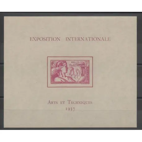 Wallis et Futuna - Blocs et feuillets - 1937 - No BF 1 Livraison Express