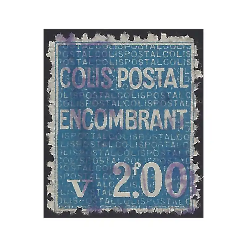 Timbre pour colis postal encombrant de France N°100 oblitéré. Bon Marché