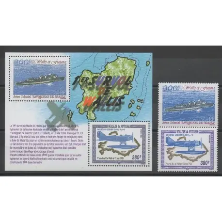 Wallis et Futuna - Blocs et feuillets - 2004 - No BF 15 - 622/623 - avions Offre Limitée
