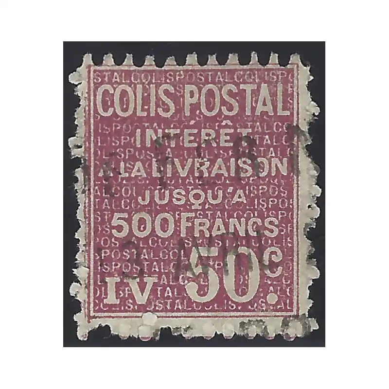 Timbre pour colis postal de France Intérêt à la livraison N°72 oblitéré. Vente Directe
