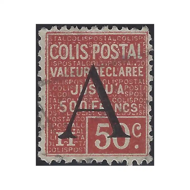 Timbre pour colis postal de France Valeur déclarée N°84 oblitéré. Satisfait Ou Remboursé