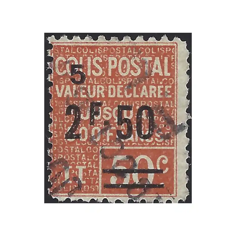 Vente Directe Timbre pour colis postal de France Valeur déclarée N°64 oblitéré.
