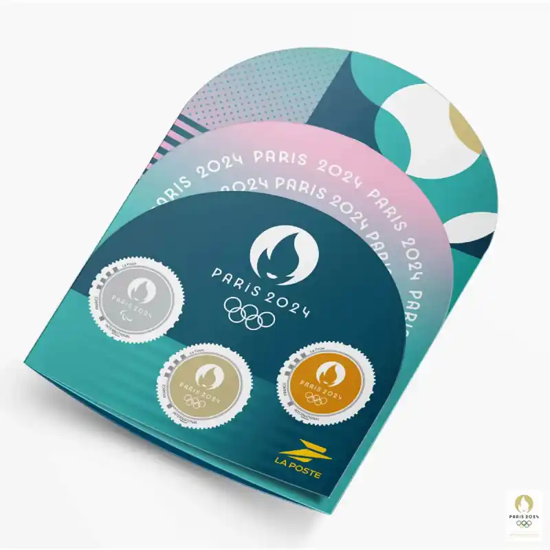 Prix Réduit Collector 3 timbres - Seule la victoire est jolie - Paris JO 2024.