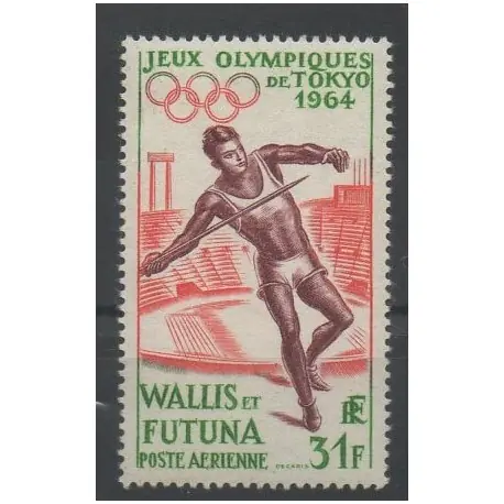 Wallis et Futuna - Poste aérienne - 1964 - No PA21 - jeux olympiques d'été Satisfait Ou Remboursé