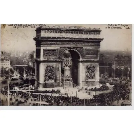 Carte postale 75 - Les fetes de la Victoire 14 Juillet 1919 Commander Vite