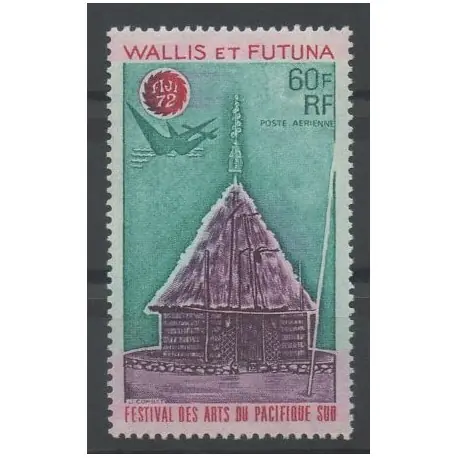 Wallis et Futuna - Poste aérienne - 1972 - No PA42 - art divers Authentique