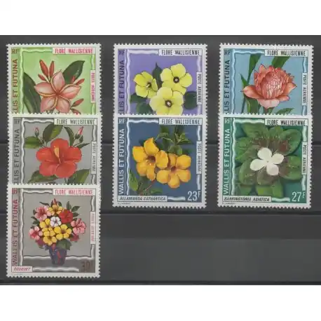 Wallis et Futuna - Poste aérienne - 1973 - No PA49/PA55 - fleurs Meilleur Prix