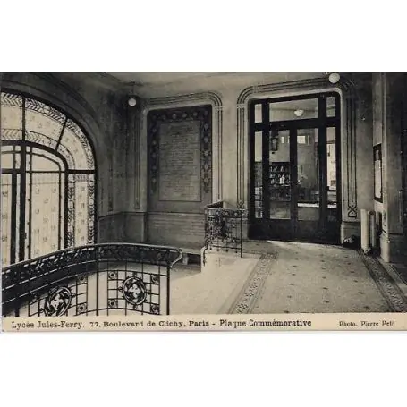 Carte postale 75 - Lycee Jules Ferry Marque