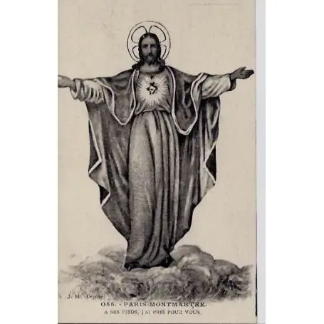 Carte postale 75 - Montmartre - A ses pieds j'ai prie pour vous Dernière Chance