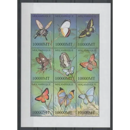 Usine Directe Mozambique - 2002 - No 1881/1889 - papillons