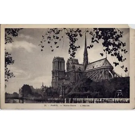 Carte postale 75 - Notre-Dame - L'Abside Acheter En Ligne