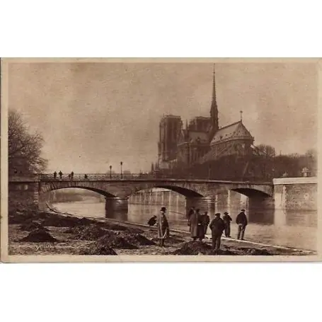 Carte postale 75 - Notre-Dame - Pont de l'Archeveque Livraison Express