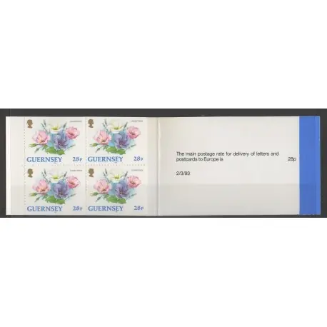 Acheter Direct Guernesey - 1993 - No C612a - fleurs