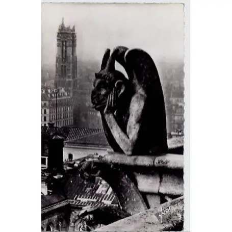 Carte postale 75 - Notre-Dame de Paris Detailde la facade Super Prix