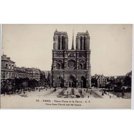 Carte postale 75 - Notre-Dame et le Parvis Vente Flash