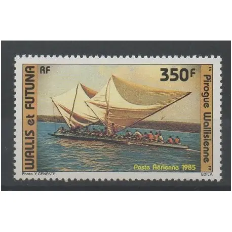 Livraison Mondiale Wallis et Futuna - Poste aérienne - 1985 - No PA145 - bateaux