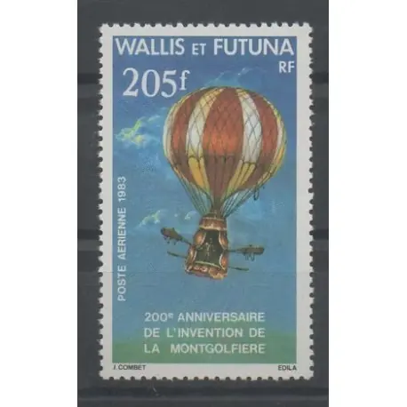 Wallis et Futuna - Poste aérienne - 1983 - No PA124 - ballons - dirigeables Must-Have