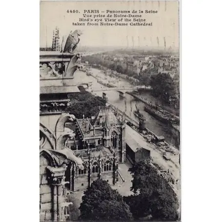 Carte postale 75 - Panorama de la Seine Vue prise de Notre-Dame Populaire
