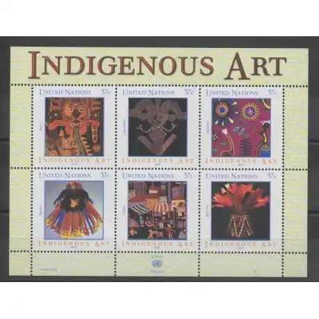 Prix Cassé Nations Unies (ONU - New-York) - 2003 - No 895/900 - art divers