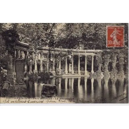 Carte postale 75 - Parc Monceau - La Naumachie Livraison Mondiale
