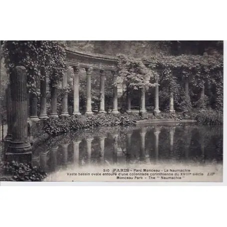 Commander Vite Carte postale 75 - Parc Monceau - La Naumachie