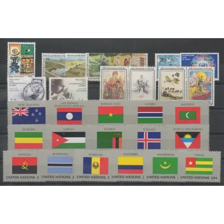 Livraison Gratuite Nations Unies (ONU - New-York) - Année complète - 1986 - No 458/486