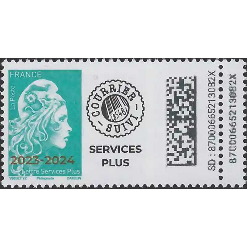 Marianne l'engagée timbre LSP surchargé 2024 neuf**. Vente Directe