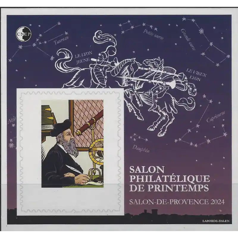 Bloc C.N.E.P. N°95a Salon de Provence 2024 non dentelé. Exclusif
