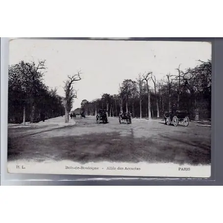 Remise Carte postale 75 - Paris - Bois de Boulogne - Allee des Accacias - Voyage - Dos divise