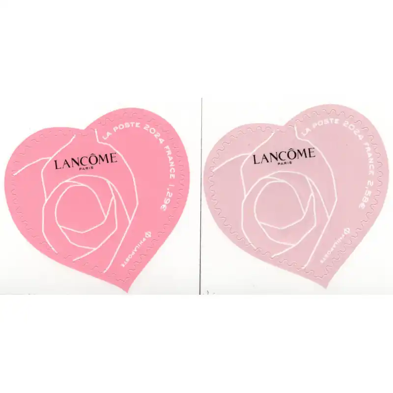 Meilleure Vente Timbres autoadhésifs de France N°2387-2388 Cœurs Lancôme.