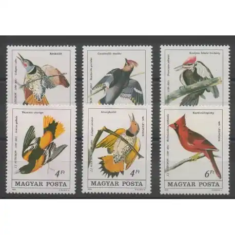 Meilleur Prix Hongrie - 1985 - No 2984/2987 - PA 457/PA 458 - oiseaux
