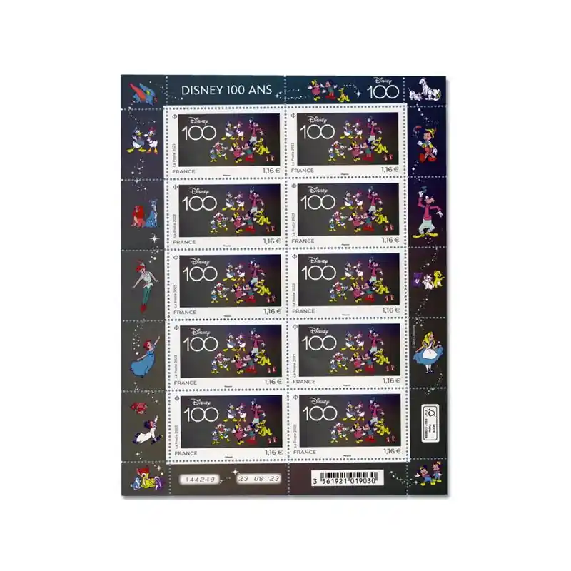 Must-Have Timbre Walt Disney en feuillet de France N°F117 neuf**.