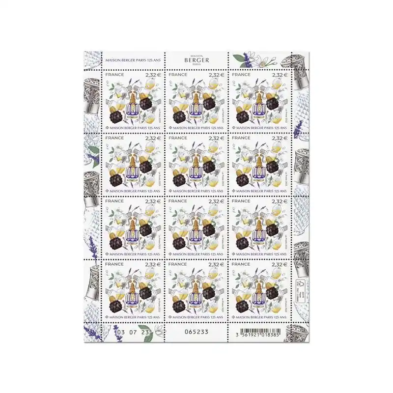 Timbre Maison Berger Paris en feuillet de France N°F114 neuf**. Marque