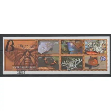 Micronésie - 2000 - No 801/806 - papillons Top Vente