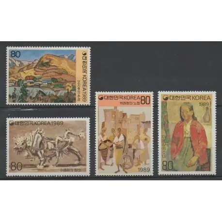 Produit De Marque Corée du Sud - 1989 - No 1441/1444 - Art Divers