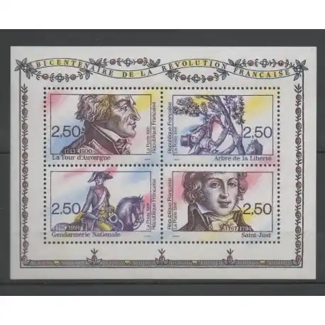 Prix Choc France - Blocs et feuillets - 1991 - No BF 13 - Histoire