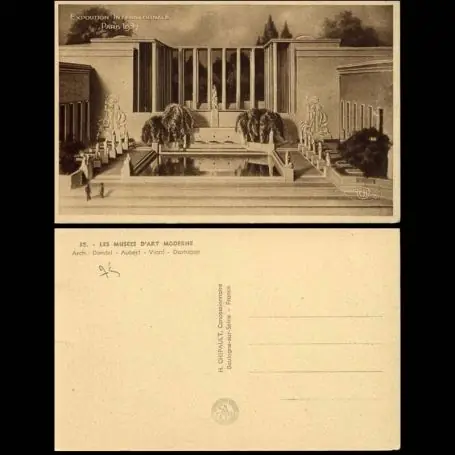 Carte postale 75 - Paris - Expo. 1937 - Musee d'Art Moderne Produit De Marque