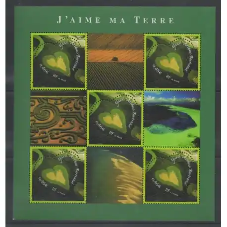 Gros Lot France - Blocs et feuillets - 2002 - No BF 43 - Environnement